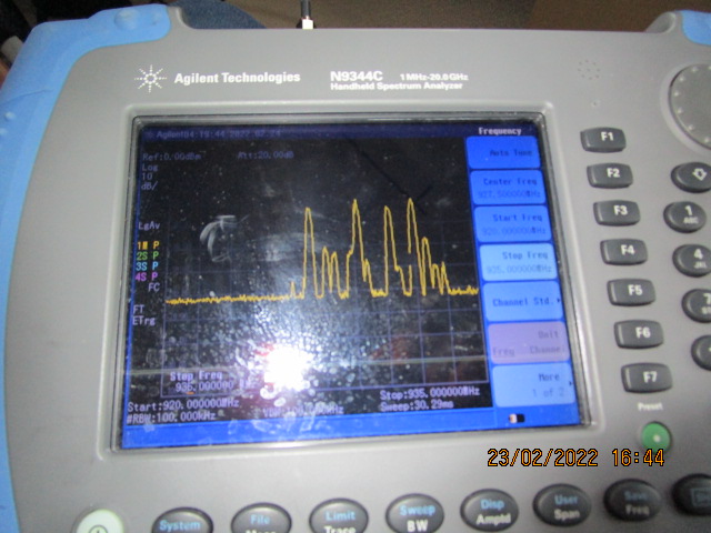 Messung von 2G-Strahlung im Schlafzimmer